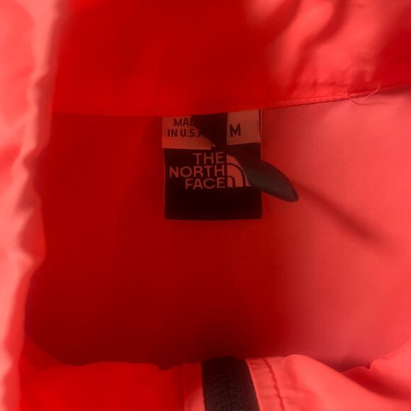 The North Face Mens Quarter Front Windbreaker Jacket Medium Pink Salmon Peach - Picture 3 of 7